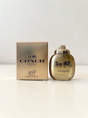 🌸COACH Gold Parfum Dabber Deluxe Mini 4.5 mL